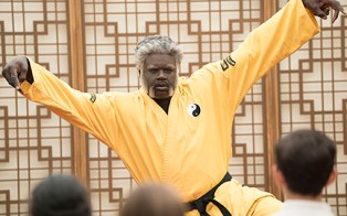 Shaquille O'Neal as "Big Fella" in UNCLE DREW. Photo by Quantrell Colbert.